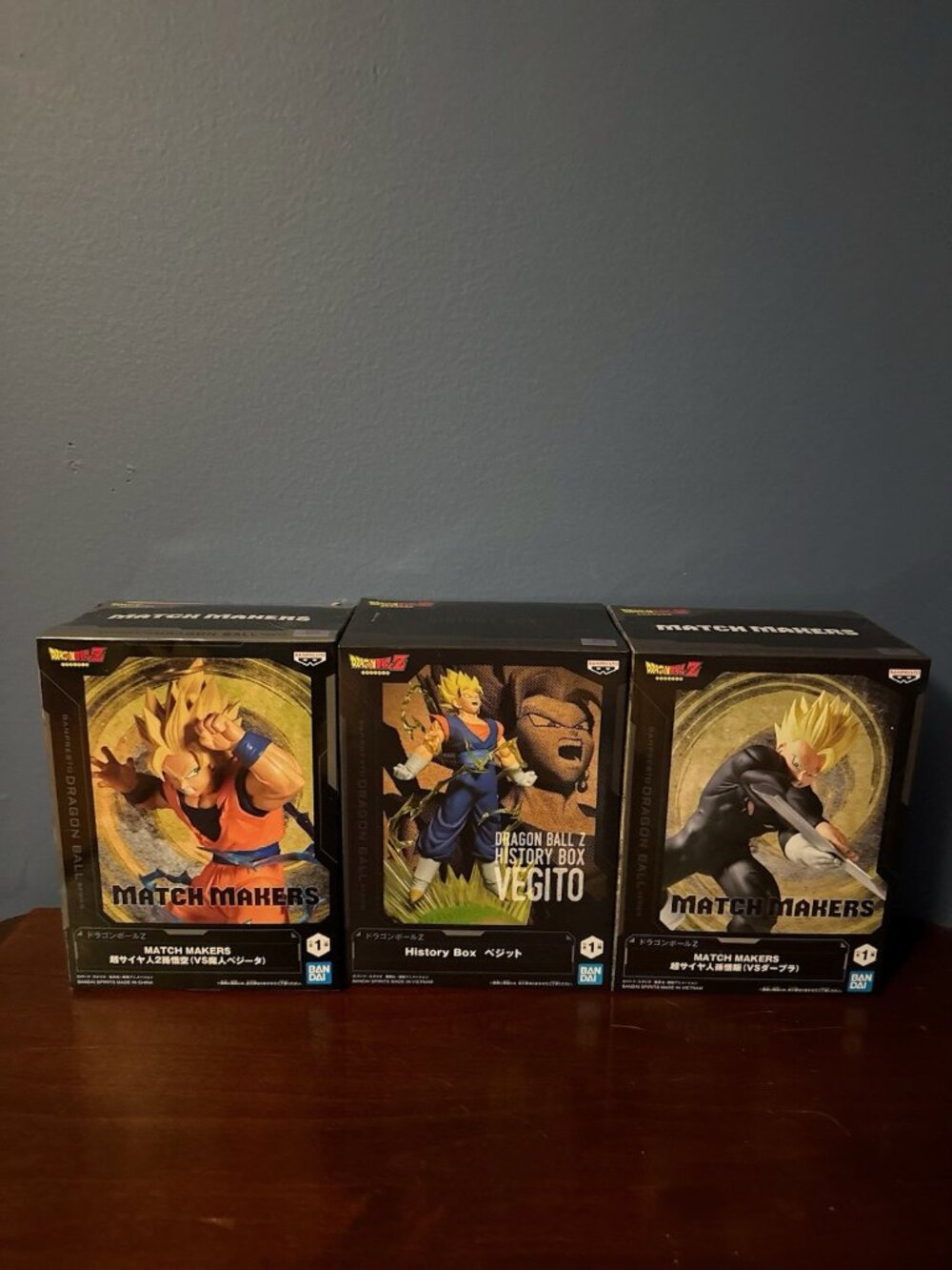 Dragon Ball Z Match Makers Lot Super Saiyan 2 Goku vs Gohan Vegeta History Box